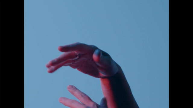 Video Reference: Finger, Hand, Blue, Red, Arm, Gesture, Nail, Thumb, Joint, Sign language