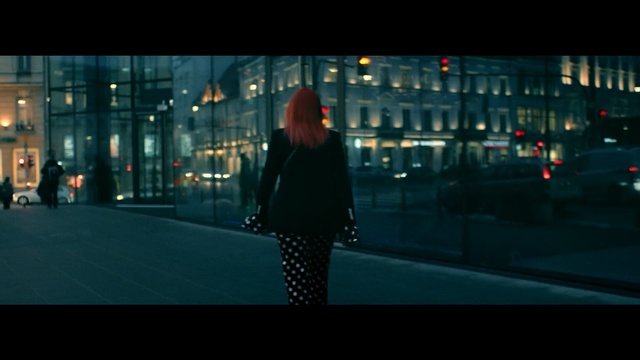 Video Reference: Urban area, Photograph, Black, Darkness, White, Metropolitan area, Lighting, Light, Standing, Green, Person, Male