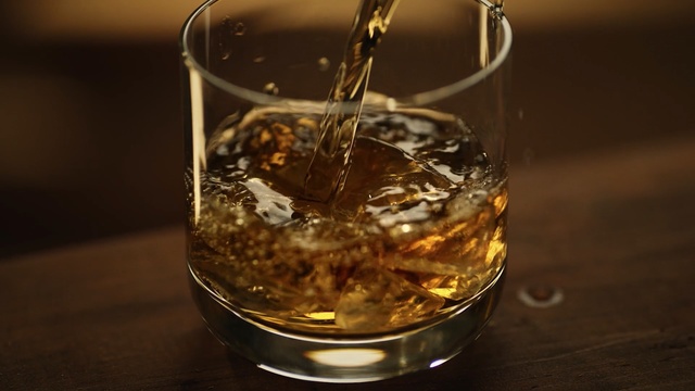 Video Reference: drink, distilled beverage, black russian, liqueur, whisky, old fashioned glass, glass, alcohol