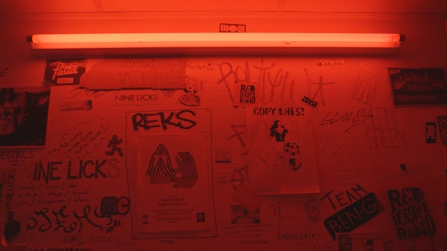 Video Reference: red, text, font, design, Person