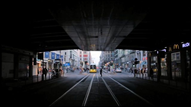 Video Reference: Urban area, Night, Metropolitan area, Light, Transport, Town, Mode of transport, City, Human settlement, Sky