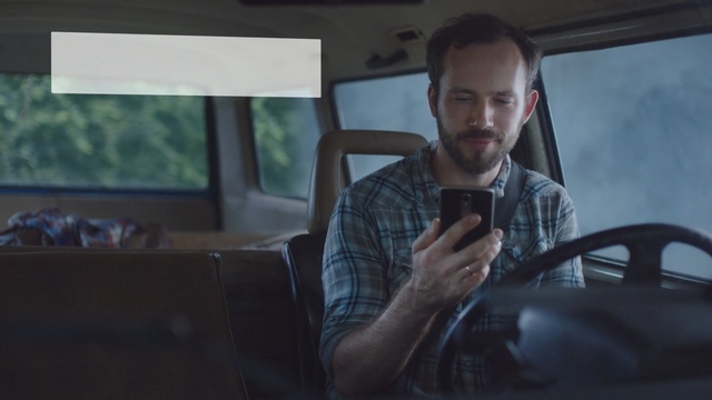 Video Reference: car, vehicle, technology, screenshot, driving, glass, electronic device, window, Person