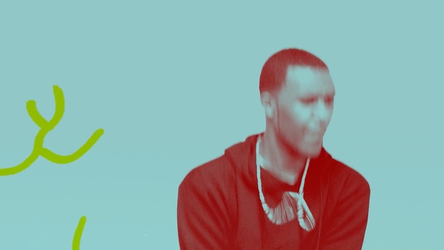 Video Reference: red, man, standing, fun, arm, joint, smile, Person