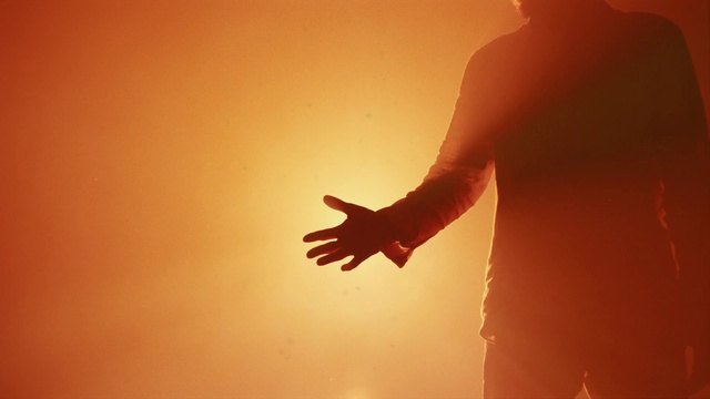 Video Reference: People in nature, Orange, Sky, Hand, Light, Finger, Yellow, Arm, Backlighting, Sunlight