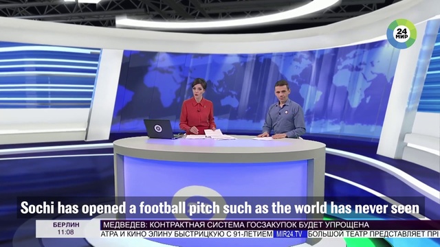 Video Reference: News, Newsreader, Television studio, Newscaster, Television program, Display device, Technology, Event, Electronic device, Media