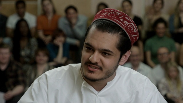 Video Reference: Forehead, Headgear, Smile, Person