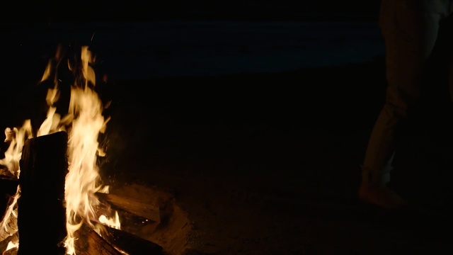 Video Reference: flame, fire, heat, darkness, light, bonfire, night, campfire, midnight