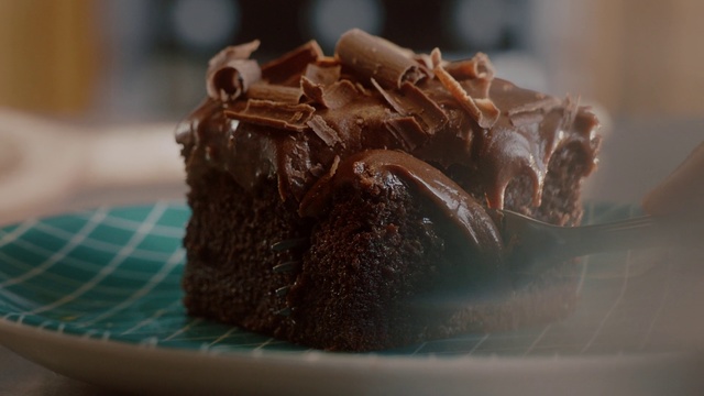 Video Reference: Food, Chocolate brownie, Chocolate, Chocolate cake, Dessert, Cuisine, Dish, Ingredient, Fudge, Cake