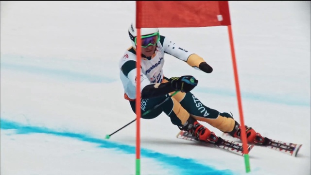 Video Reference: Sports, Skier, Alpine skiing, Slalom skiing, Ski boot, Ski pole, Ski, Winter sport, Recreation, Downhill