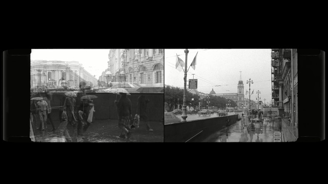 Video Reference: black and white, monochrome photography, photography, metropolis, architecture, urban area, monochrome, sky, reflection, city