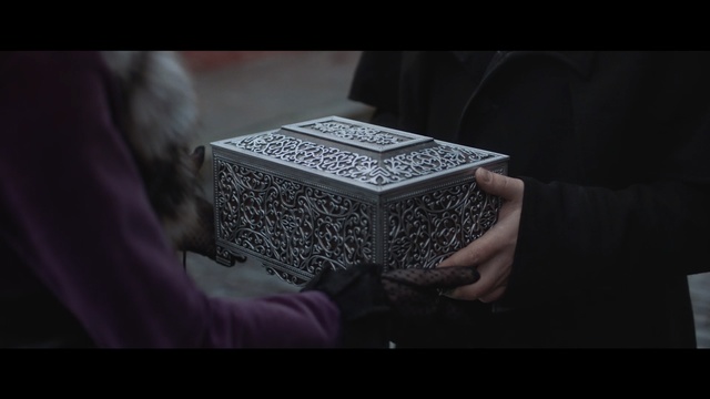 Video Reference: box, container, chest, carton, Person