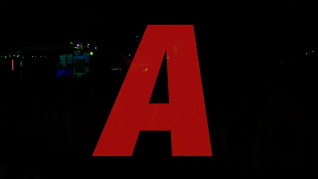 Video Reference: red, black, text, light, darkness, font, night, triangle, atmosphere, line