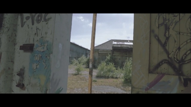Video Reference: wall, mode of transport, sky, urban area, area, window, screenshot, art