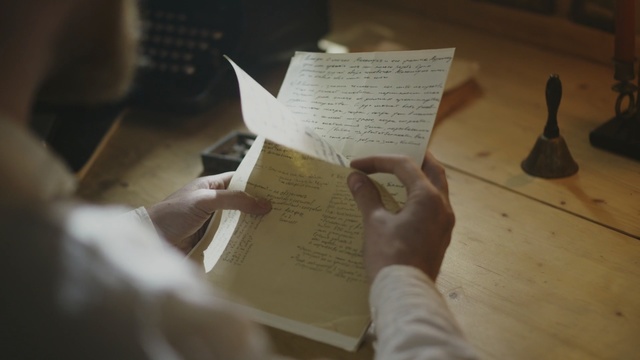 Video Reference: material, paper, writing, font, Person