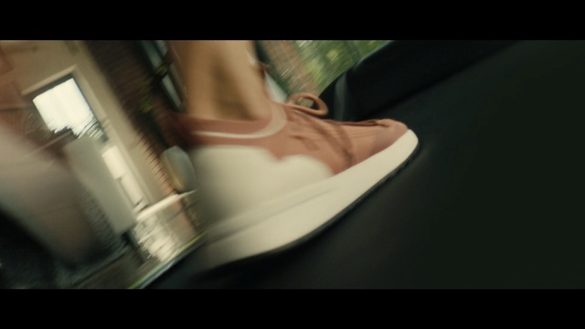 Video Reference: Footwear, White, Shoe, Leg, Brown, Human leg, Hand, Photography, High heels, Dress