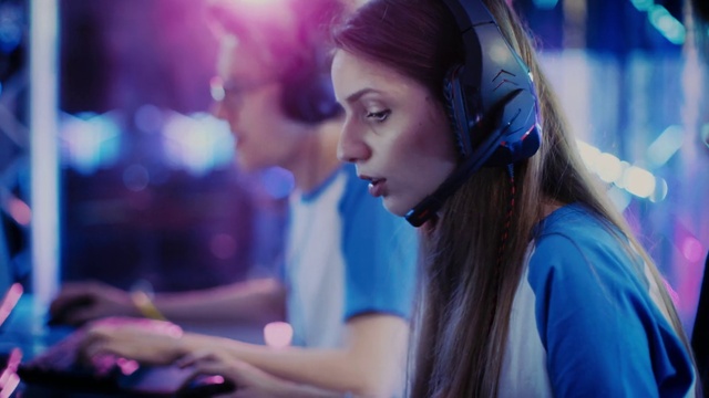 Video Reference: Blue, Audio equipment, Headphones, Technology, Photography, Fun, Black hair, Gadget, Electronic device, Music artist