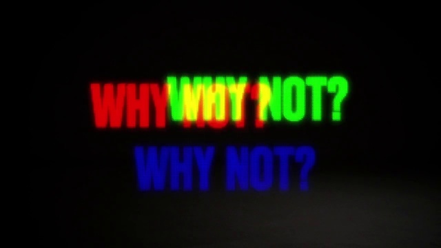 Video Reference: Green, Text, Black, Red, Display device, Font, Light, Violet, Blue, Visual effect lighting