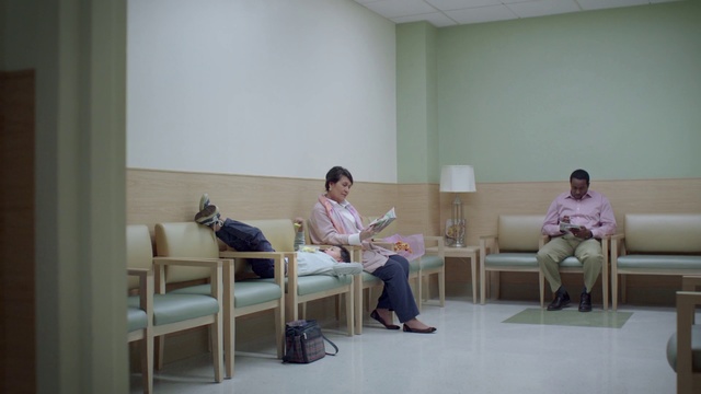 Video Reference: Room, Furniture, Sitting, Floor, Waiting room, Interior design, Flooring, Building