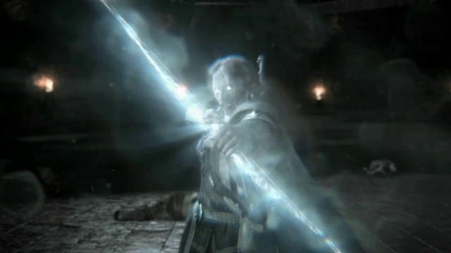 Video Reference: Darkness, Light, Pc game, Screenshot, Space, Lens flare, Fictional character, Midnight