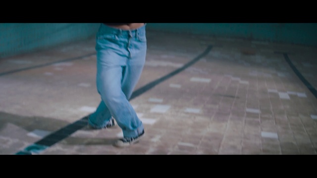 Video Reference: Leg, Blue, Turquoise, Floor, Footwear, Human leg, Snapshot, Standing, Dance, Shoe