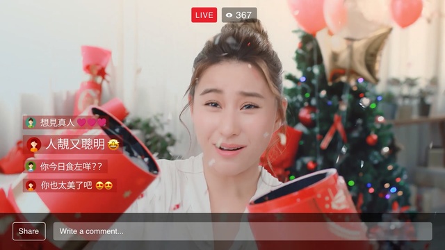 Video Reference: facial expression, skin, beauty, smile, girl, product, happiness, christmas, event, Person
