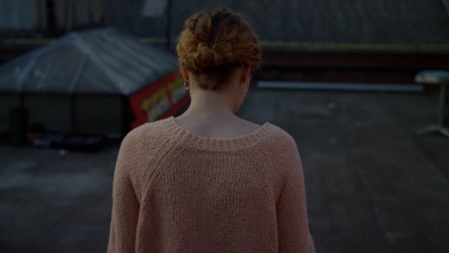 Video Reference: girl, outerwear, shoulder, dress, screenshot, human, neck, darkness, midnight