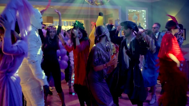 Video Reference: purple, entertainment, event, ceremony, performance, fun, musical theatre, tradition, performance art, dance, Person