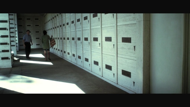 Video Reference: Architecture, Locker, Black-and-white, Person
