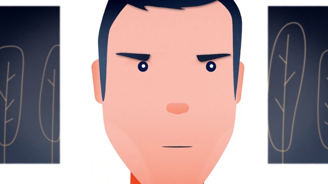 Video Reference: Face, Facial expression, Cheek, Nose, Skin, Cartoon, Head, Eyebrow, Chin, Forehead