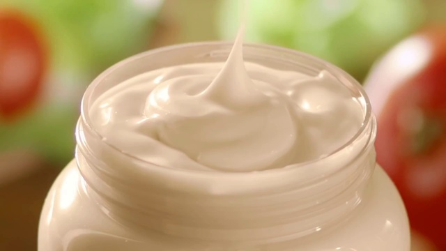 Video Reference: Cream, Product, Mayonnaise, Skin care, Dairy, Crème fraîche, Cream, Food, Sour cream, Hand