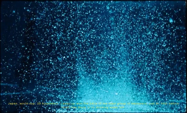 Video Reference: Blue, Aqua, Green, Turquoise, Text, Water, Azure, Sky, Space, Electric blue