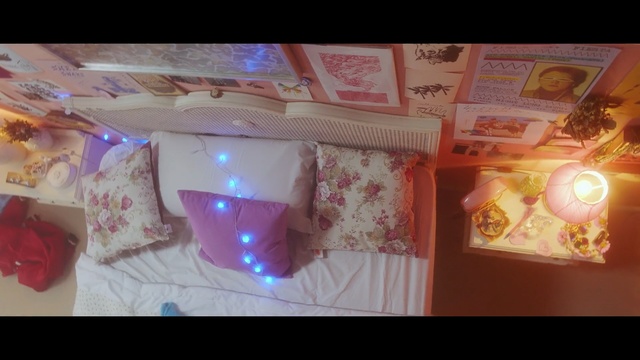 Video Reference: pink, light, lighting, space, Person