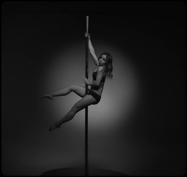 Video Reference: black and white, pole dance, monochrome photography, photography, performing arts, monochrome, aerialist, dancer, still life photography, event
