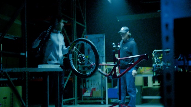 Video Reference: darkness, technology, audio, performance, night, midnight, recreation, stage, Person