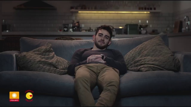 Video Reference: Furniture, Couch, Room, Human, Facial hair, Comfort, Fun, Sitting, Muscle, Photography