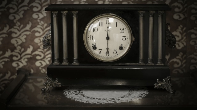 Video Reference: clock, home accessories, still life photography, longcase clock, Person