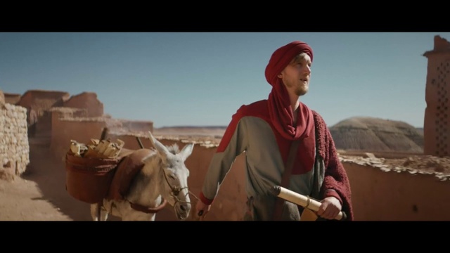 Video Reference: Camel, Natural environment, Landscape, Human, Camelid, Desert, Adaptation, Turban, Headgear, Pack animal
