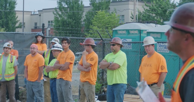 Video Reference: Community, Team, Blue-collar worker, Tree, Construction worker, Person