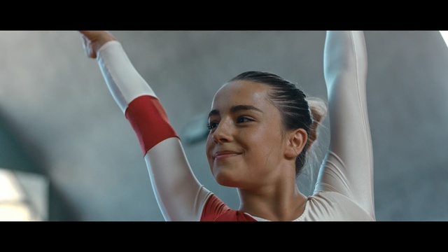 Video Reference: Arm, Shoulder, Joint, Neck, Competition event, Artistic gymnastics, Person