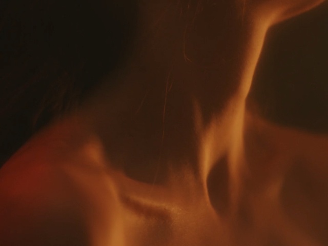 Video Reference: Brown, Heat, Orange, Flame, Neck, Close-up, Sky, Mouth, Flesh, Muscle