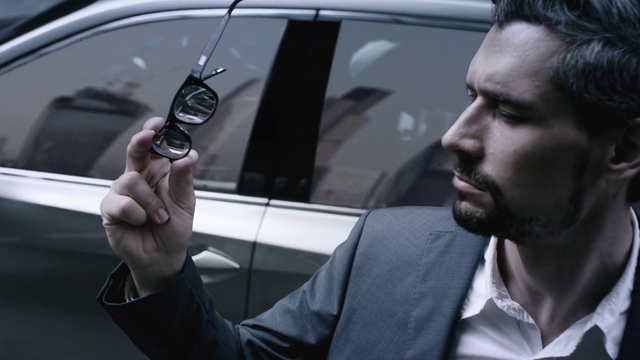 Video Reference: Vehicle door, Eyewear, Glasses, Facial hair, Automotive design, Smoking, Technology, Driving, Photography, Beard