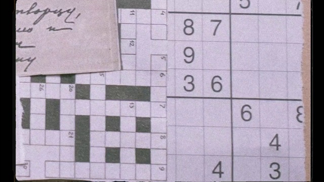 Video Reference: Text, Pattern, Font, Design, Crossword, Toy, Number, Parallel, Pattern, Square