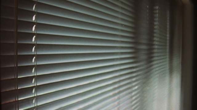 Video Reference: Window covering, Window blind, Window treatment, Line, Wall, Shade, Interior design, Tints and shades, Material property, Window