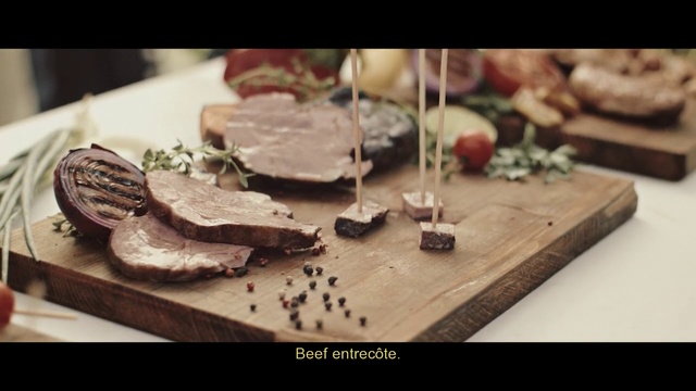Video Reference: Food, Dish, Cuisine, Charcuterie, Meat, Ingredient, Recipe, Cutting board, Salt-cured meat, Meat carving