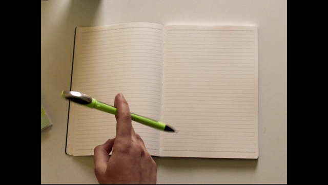 Video Reference: Notebook, Paper, Hand, Paper product, Stationery