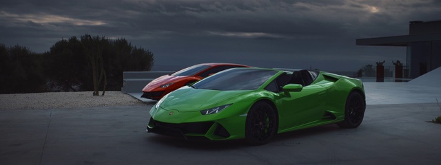 Video Reference: Land vehicle, Vehicle, Car, Supercar, Sports car, Automotive design, Green, Lamborghini, Lamborghini aventador, Performance car