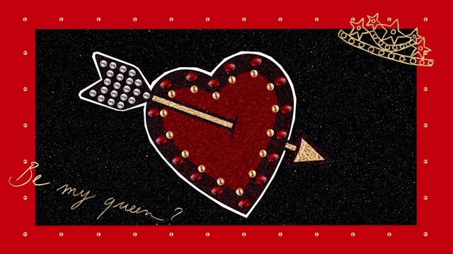 Video Reference: Heart, Red, Valentines day, Love, Font, Heart, Clock, Home accessories, Illustration, Carmine