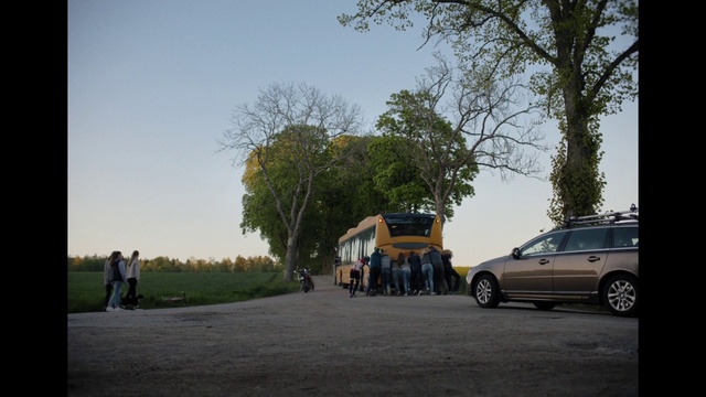 Video Reference: Land vehicle, Vehicle, Car, Luxury vehicle, Mode of transport, Transport, Asphalt, Tree, Personal luxury car, Road