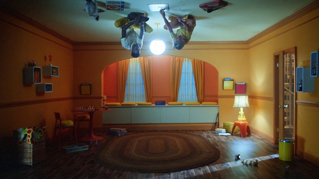 Video Reference: Room, Ceiling, Interior design, Property, Building, Lighting, House, Furniture, Architecture, Light fixture