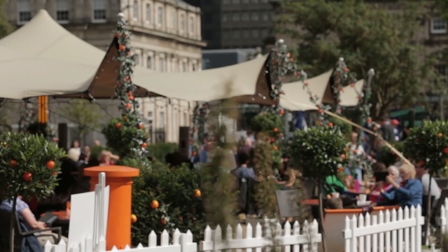 Video Reference: tree, recreation, tourist attraction, festival, outdoor structure, event, city, ceremony, tourism, plant